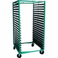 Saturn Rack SATURN ROLLIN' SCREEN RACKER, 31 in. Deep with 20 Acrylic Brackets RSR31